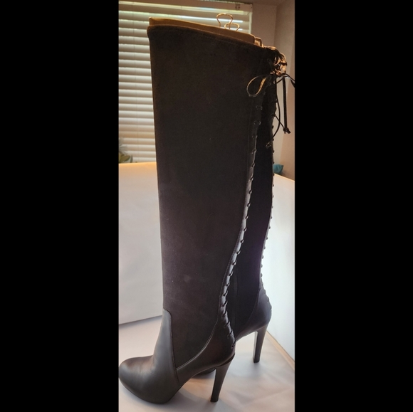 Black Over the Knee boots - Picture 4 of 7